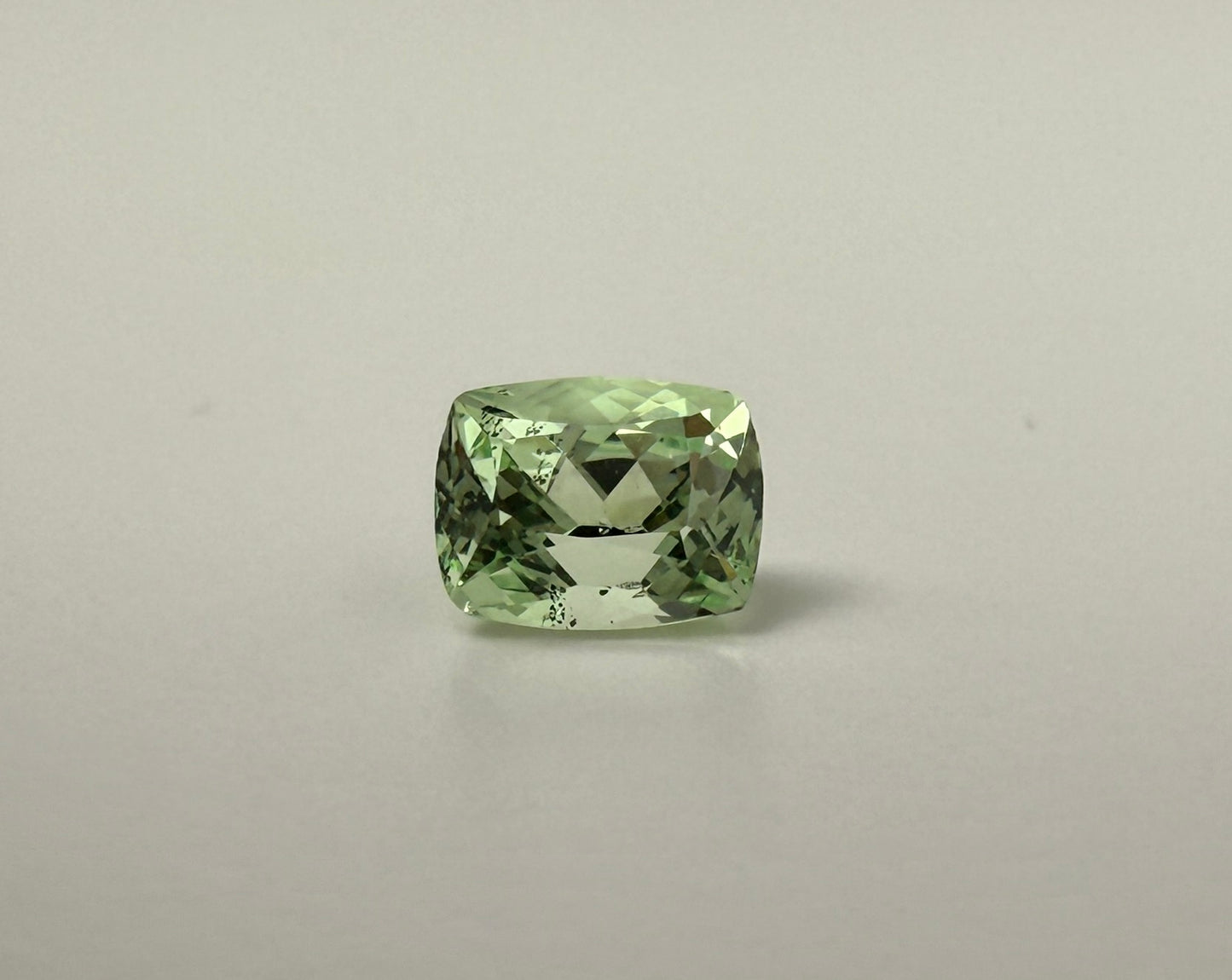 PG-263-7-1 Merelani Mint Garnet 5 x 6.2 MM Cushion 1.02cts