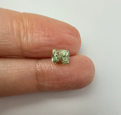 PG-263-7-1 Merelani Mint Garnet 5 x 6.2 MM Cushion 1.02cts