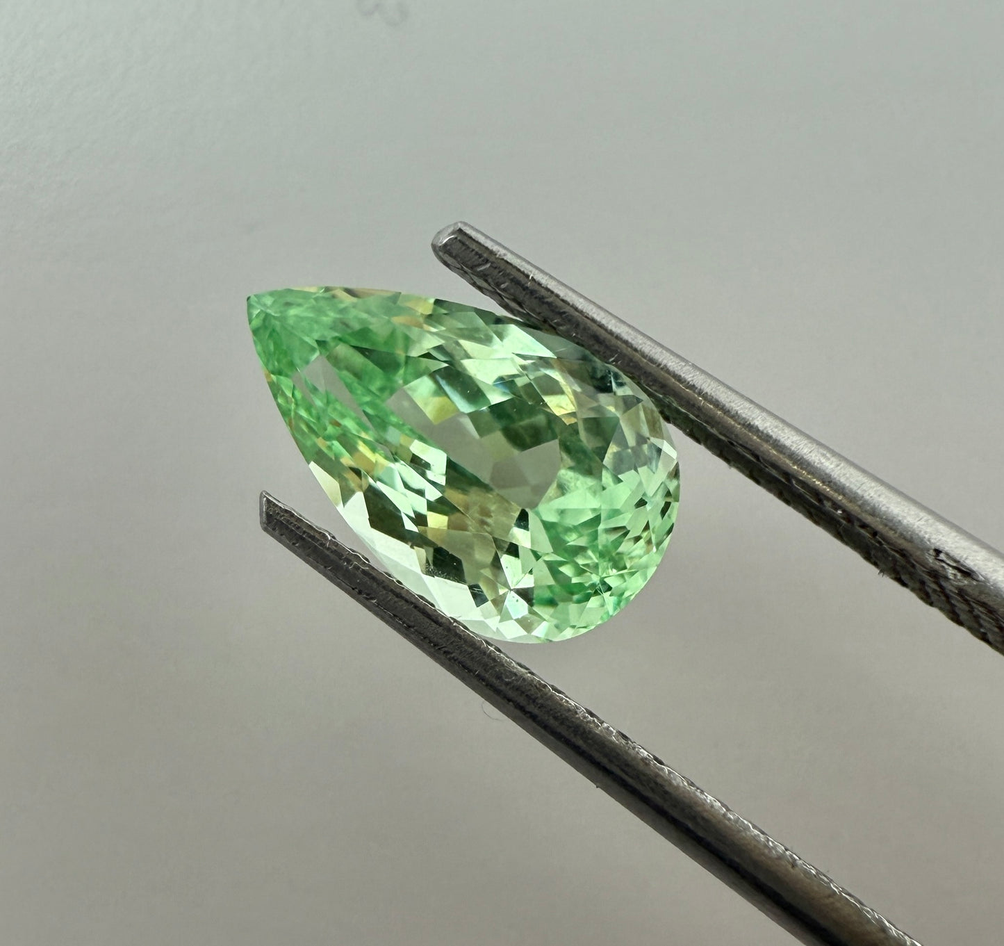 PG-263-70-1 Merelani Mint Garnet 6.2 x 10 MM Pear 2.06cts
