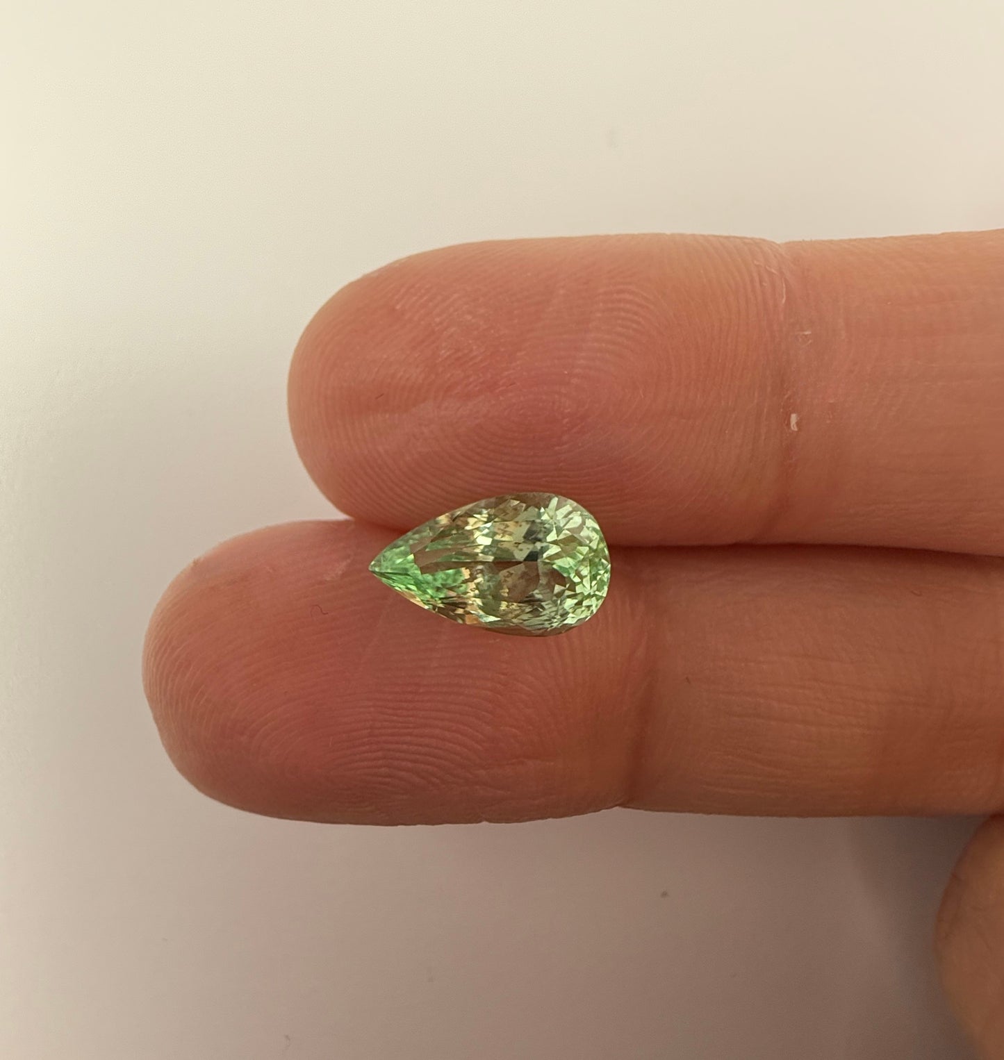 PG-263-70-1 Merelani Mint Garnet 6.2 x 10 MM Pear 2.06cts