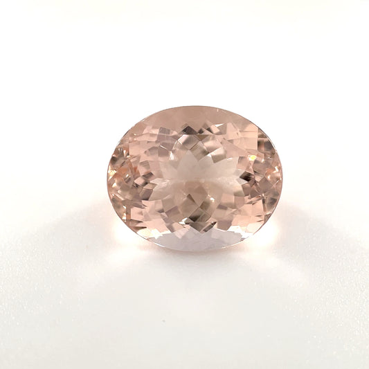 PG-283-111-WO Morganite 9.9 x 11.9 MM Oval 4.64cts