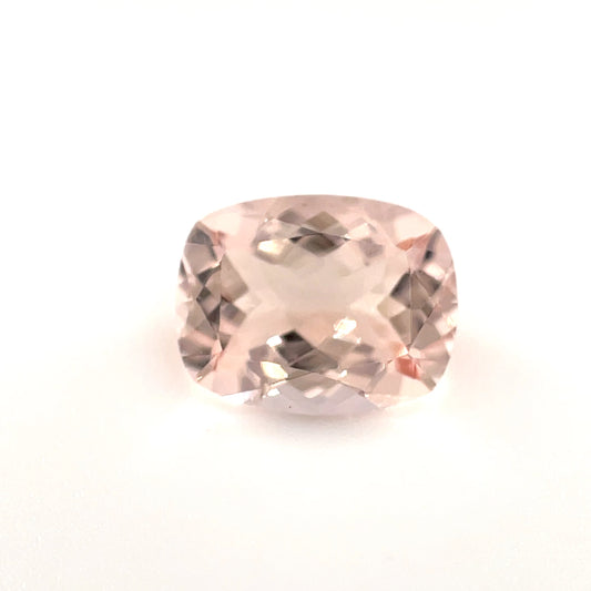PG-283-17 Morganite 7.1 x 9.1 MM Cushion 1.9cts