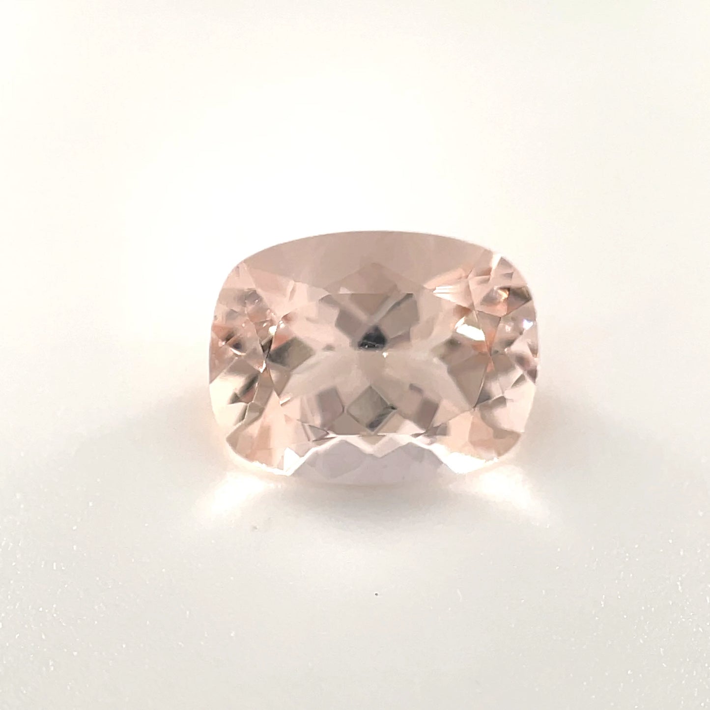 PG-283-8 Morganite 6.9 x 8.8 MM Cushion 1.74cts