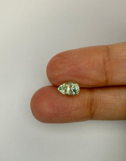 PG-294-11-2 Merelani Mint Garnet 5.2 x 7.6 MM Pear 1.12cts