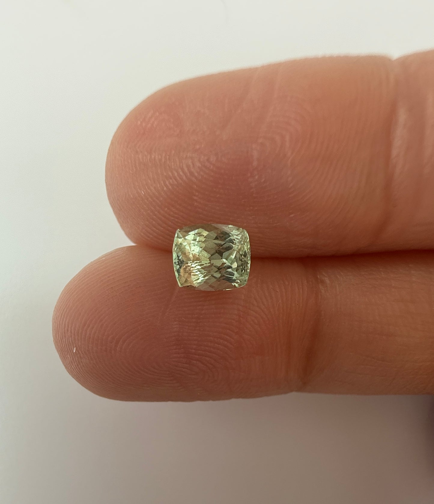 PG-294-5-3 Merelani Mint Garnet 4.9 x 5.9 MM Cushion 1.02cts