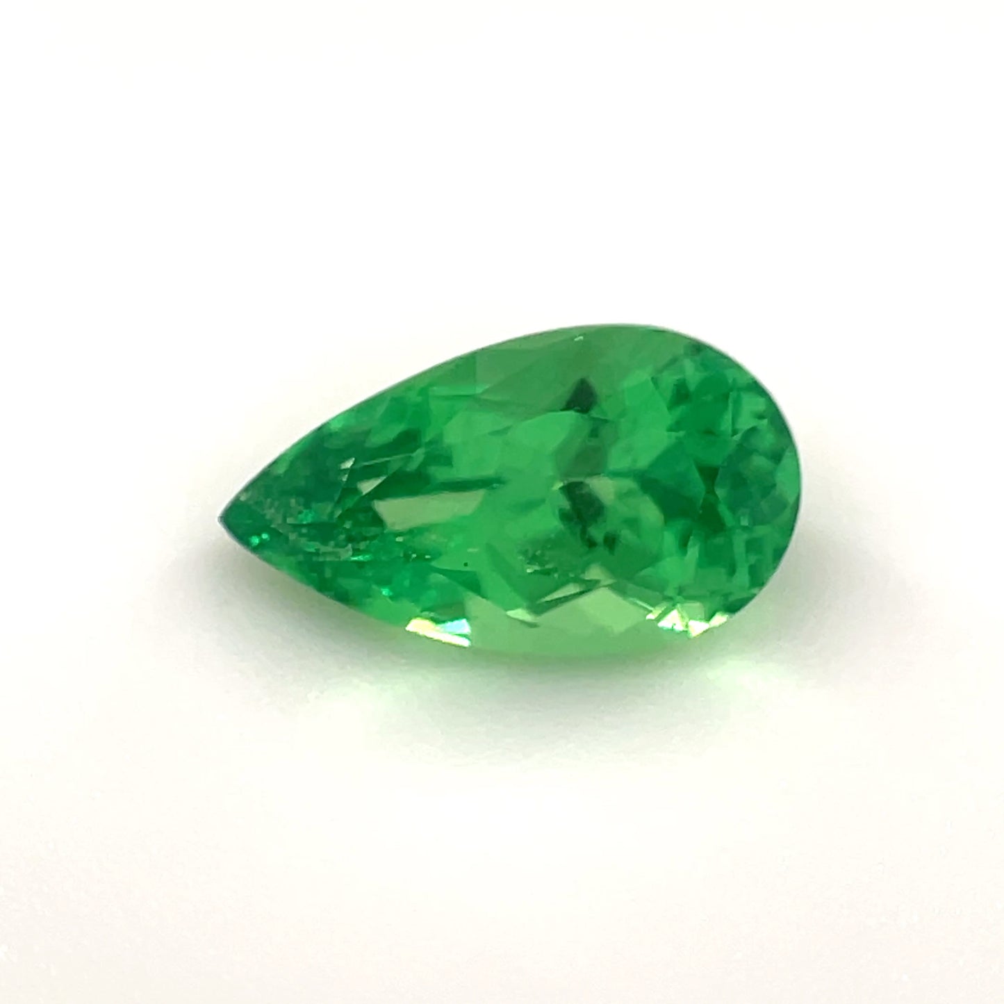 PG-297-48-1 Tsavorite 4.5 x 8.6 MM Pear 1.35cts
