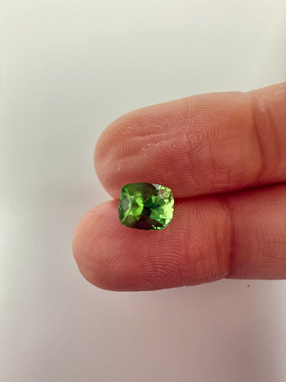 PG-297-50-1 Tsavorite 5.1 x 6.3 MM Cushion 1.42cts