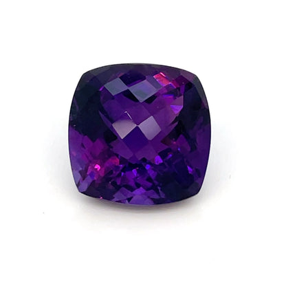 PG-298-78-WO Rwanda Amethyst 15.9 MM Cushion 18.68cts