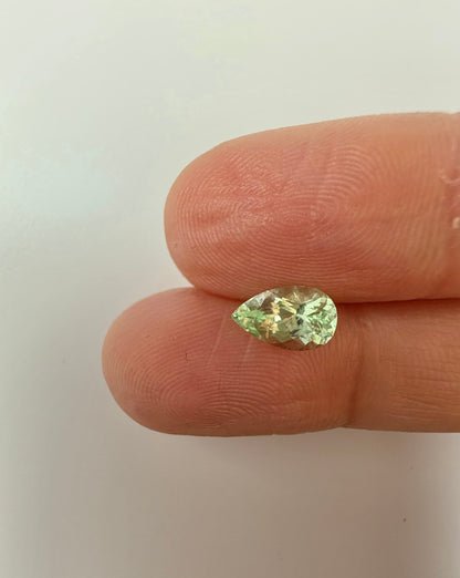 PG-302-1-1 Merelani Mint Garnet 5.1 x 8.1 MM Pear 1.01cts