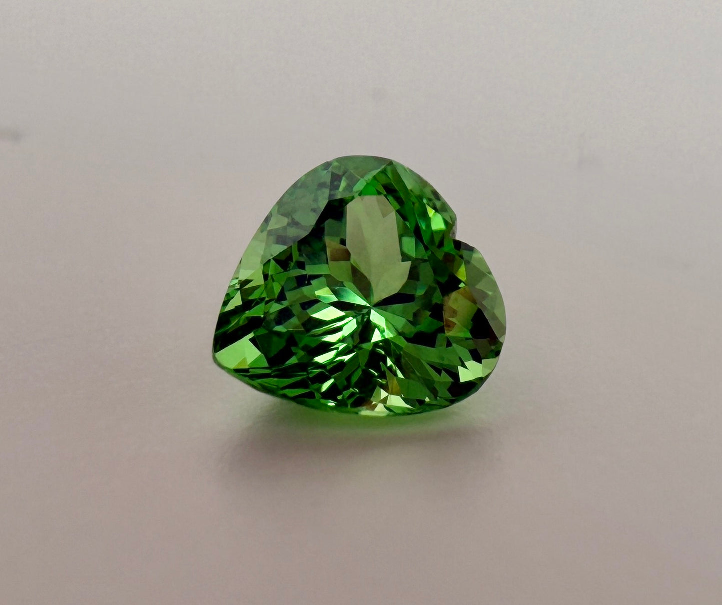 PG-302-98-1 Tsavorite 7.5 MM Heart 1.64cts