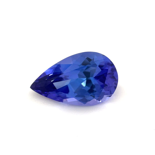PG-303-15 Tanzanite 7.4 x 12.1 MM Pear 2.75cts