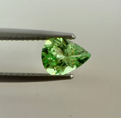 PG-305-11 Merelani Mint Garnet 6.2 x 8.1 MM Pear 1.28cts