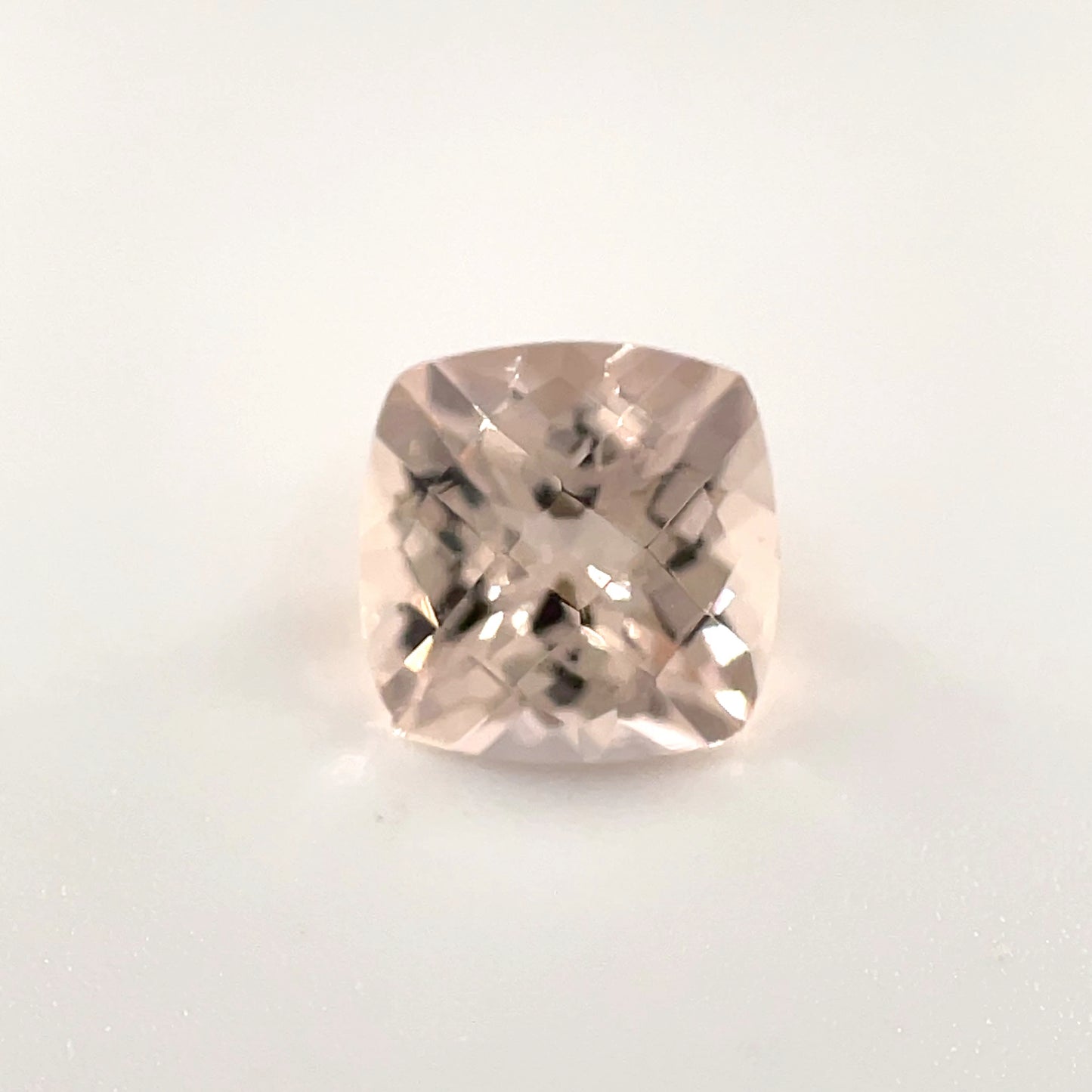 PG-306-6-SO Morganite 7 MM Sq Cushion 1.34cts