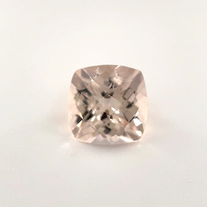 PG-306-6-SO Morganite 7 MM Sq Cushion 1.34cts