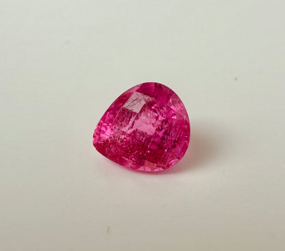 PG-306-9-2 Mahenge Spinel 6.4 x 7.3 MM Pear 1.37cts