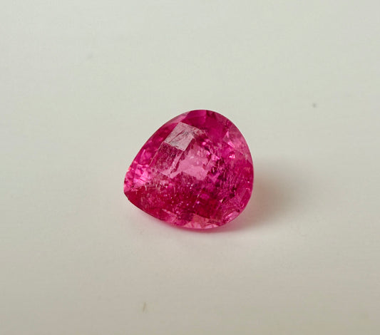 PG-306-9-2 Mahenge Spinel 6.4 x 7.3 MM Pear 1.37cts
