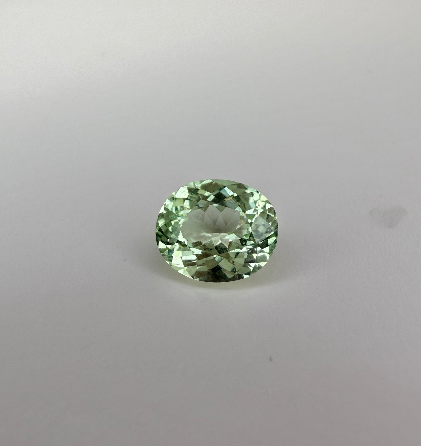 PG-307-13-2 Merelani Mint Garnet 5.9 x 7.1 MM Oval 1.17cts