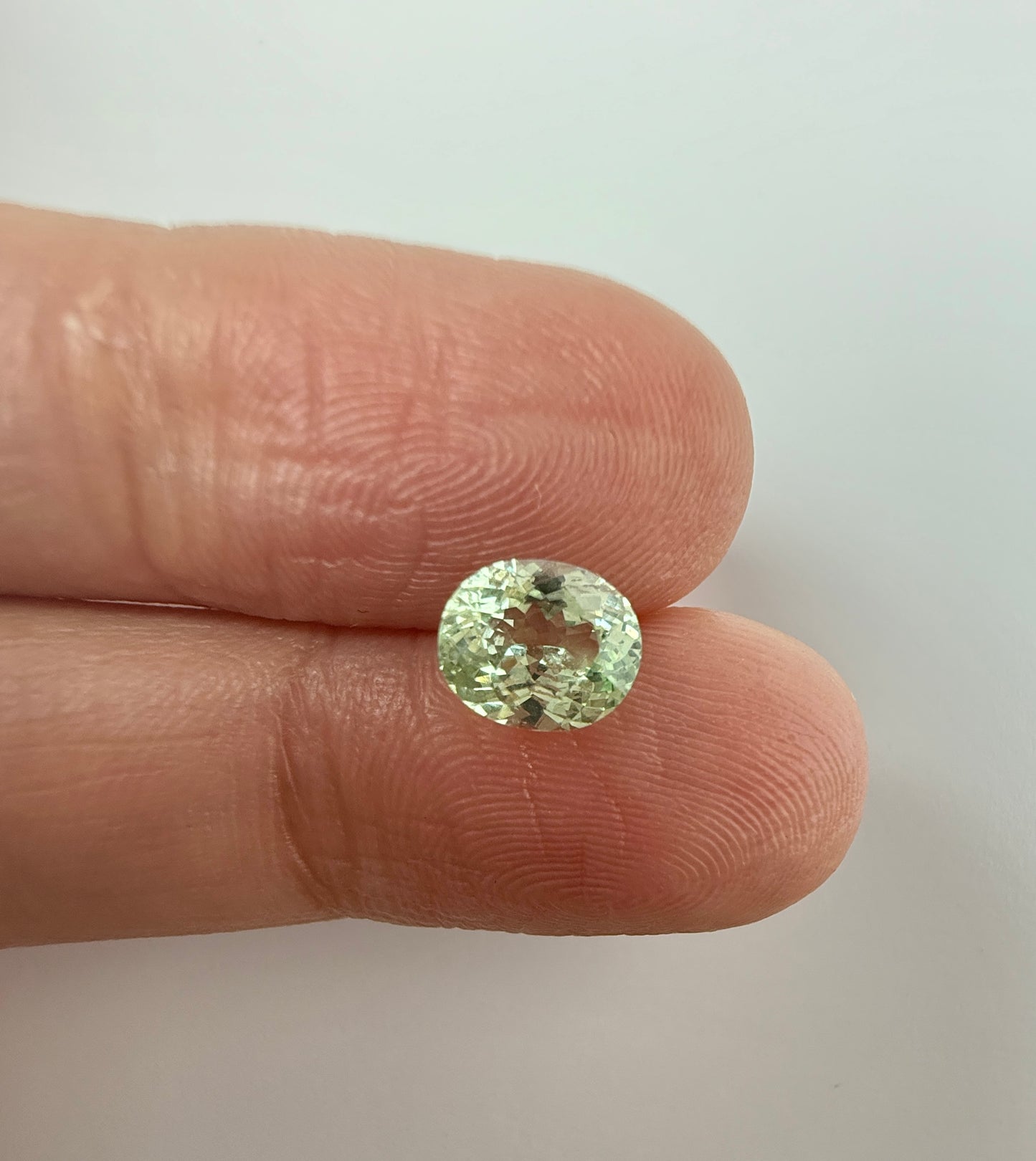 PG-307-13-2 Merelani Mint Garnet 5.9 x 7.1 MM Oval 1.17cts