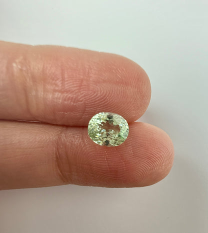 PG-307-13-2 Merelani Mint Garnet 5.9 x 7.1 MM Oval 1.17cts