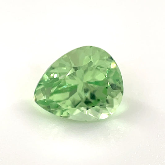 PG-307-3-1 Merelani Mint Garnet 5.6 x 6.7 MM Pear 1.04cts
