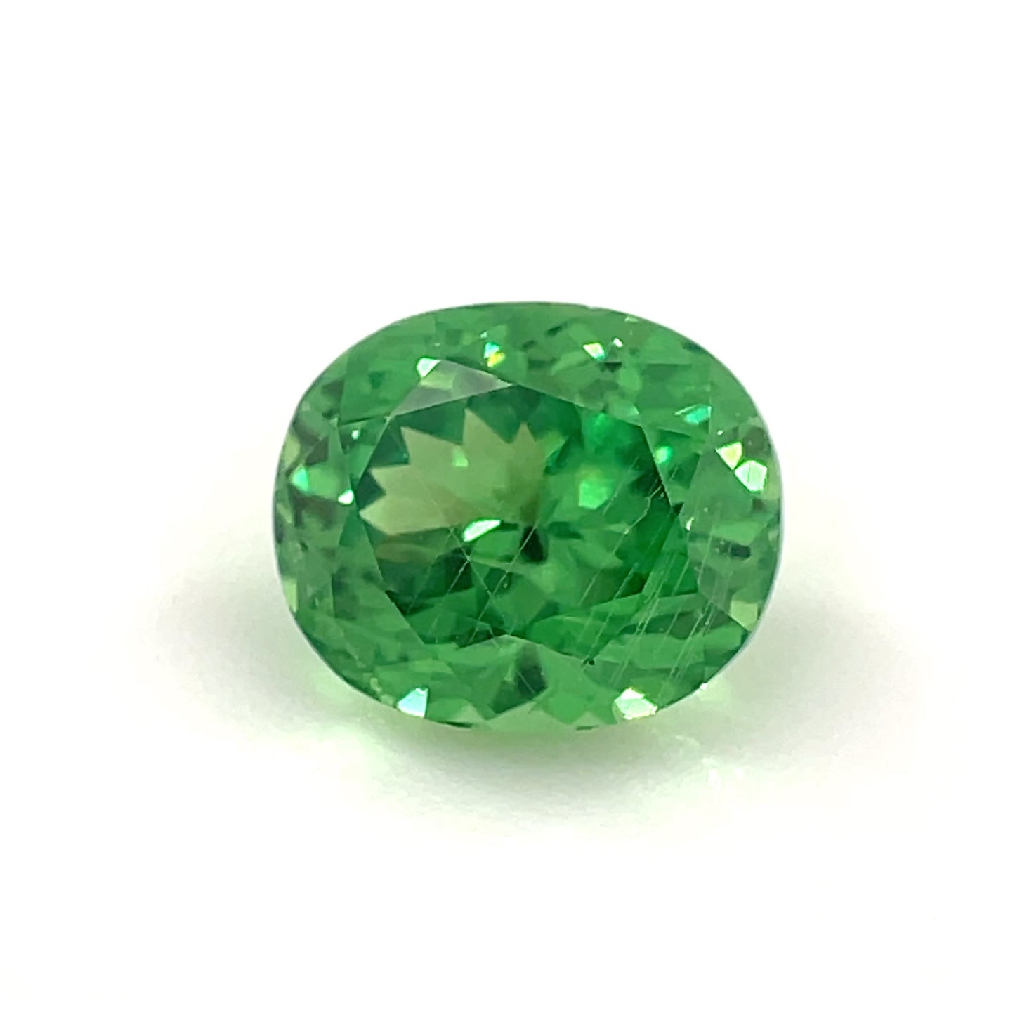 PG-307-72 Tsavorite 5.6 x 6.7 MM Oval 1.39cts