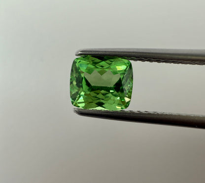 PG-309-22-1 Merelani Mint Garnet 5.6 x 6.5 MM Cushion 1.16cts