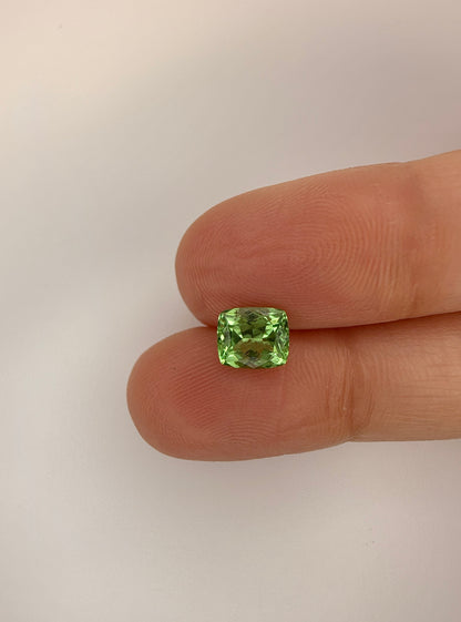PG-309-22-1 Merelani Mint Garnet 5.6 x 6.5 MM Cushion 1.16cts