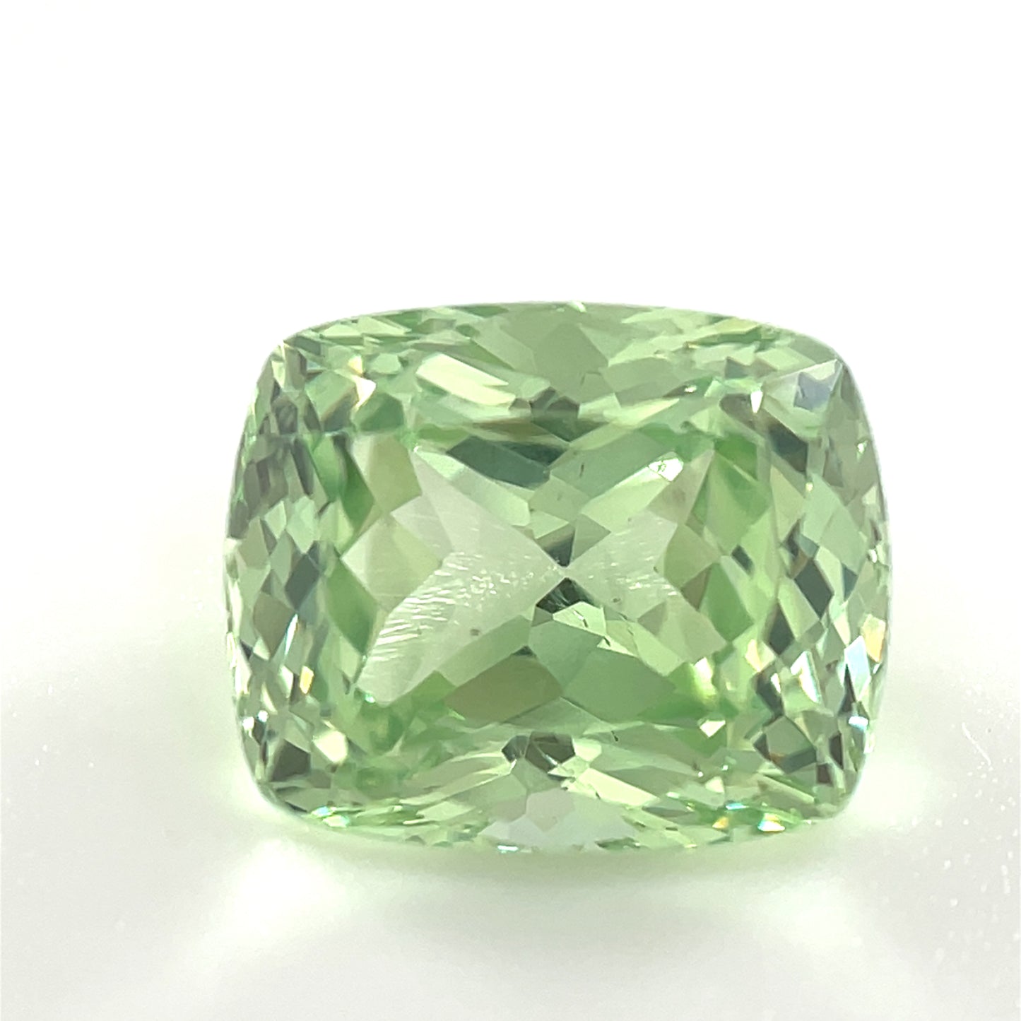 PG-311-10-1 Merelani Mint Garnet 7.3 x 8.8 MM Cushion