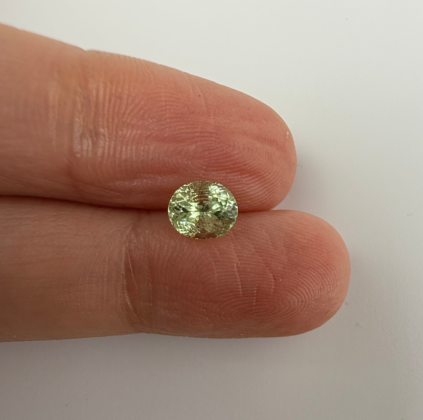 PG-311-53-1 Merelani Mint Garnet 5.5 x 6.5 MM Oval 1.02cts