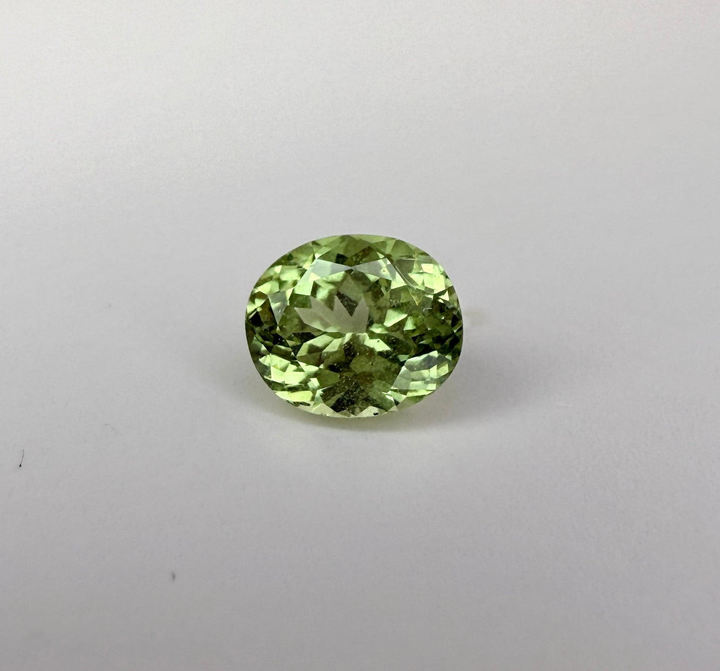 PG-311-61-1 Merelani Mint Garnet 5.6 x 6.6 MM Oval 1.1cts