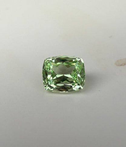 PG-311-76-2 Merelani Mint Garnet 5.5 x 6.4 MM Cushion 1.31cts