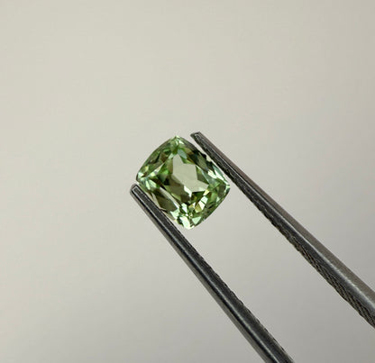 PG-311-76-2 Merelani Mint Garnet 5.5 x 6.4 MM Cushion 1.31cts