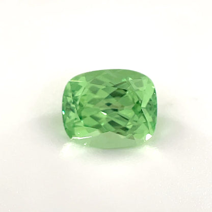 PG-312-14-1 Merelani Mint Garnet 5.4 x 6.5 MM Cushion 1.22cts
