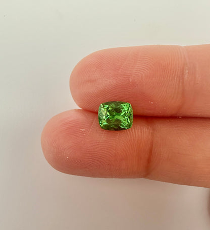 PG-312-96-1 Tsavorite 5.6 x 6.6 MM Cushion 1.34cts