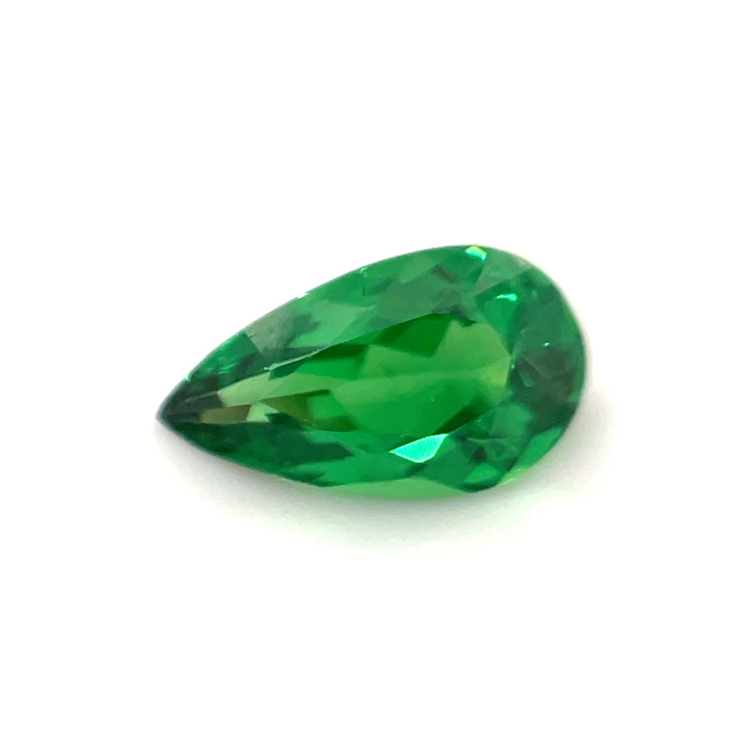 PG-313-38 Tsavorite 5.4 x 9.5 MM Pear 1.21cts