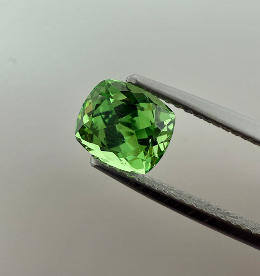 PG-316-27-1 Tsavorite 6.1 x 7 MM Cushion 1.67cts