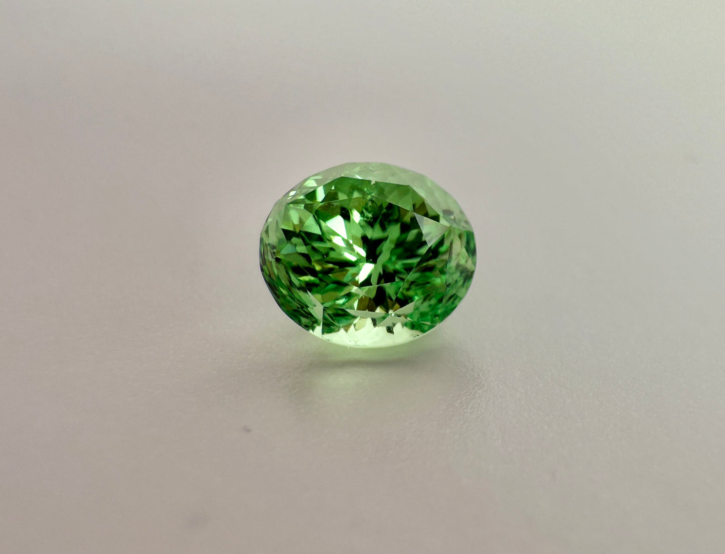 PG-316-74 Merelani Mint Garnet 6.5 x 7.5 MM Oval 2.02cts
