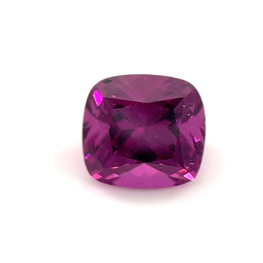 PG-319-4-14-WJ Mozambique Grape Garnet 6.6 x 7.1 MM Cushion 2.1cts