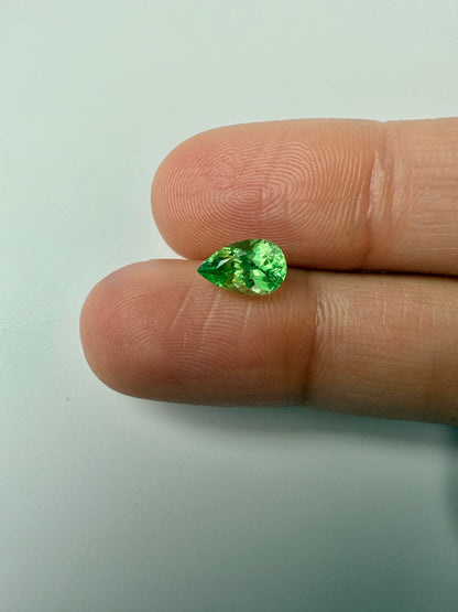 PG-324-2-3 Merelani Mint Garnet 5.1 x 8.1 MM Pear 1.09cts