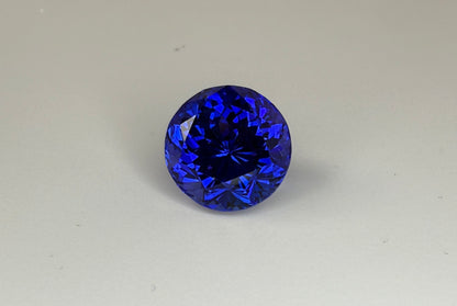 PG-324-6-103 Tanzanite 13.5 MM Round 13.18cts