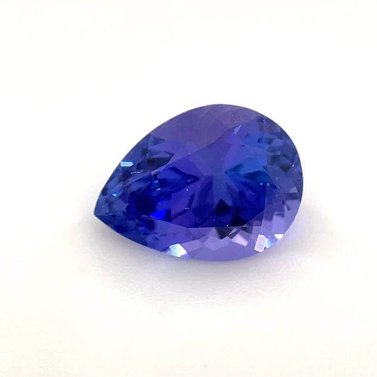 PG-324-6-14 Tanzanite 6.9 x 9.3 MM Pear 1.86cts