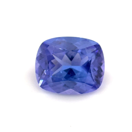 PG-324-6-21 Tanzanite 7.1 x 8.6 MM Cushion 2.09cts
