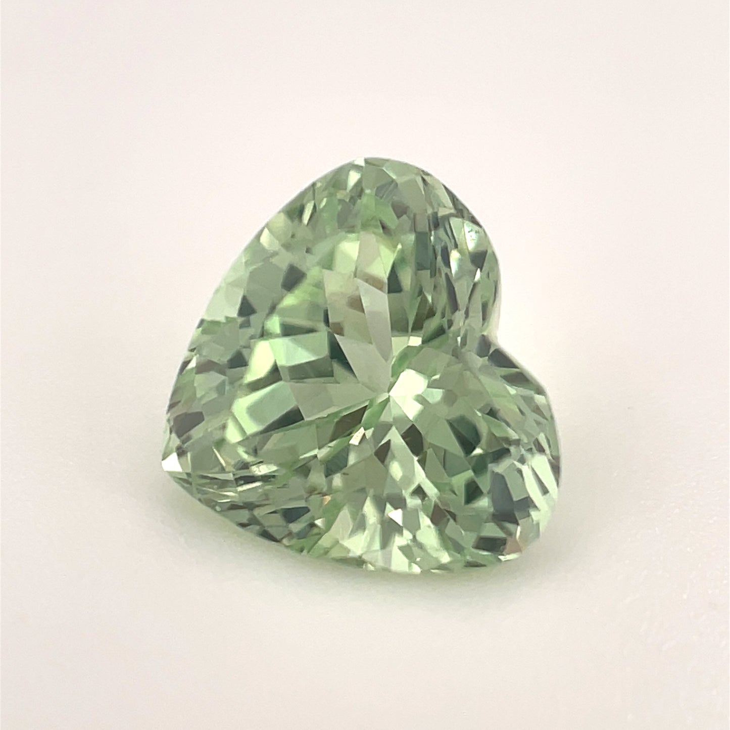 PG-325-2-27 Merelani Mint Garnet 8.2 x 9 MM Heart