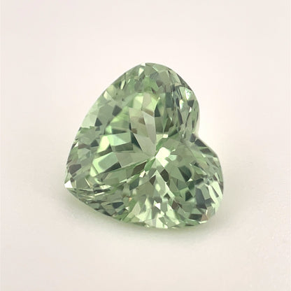 PG-325-2-27 Merelani Mint Garnet 8.2 x 9 MM Heart
