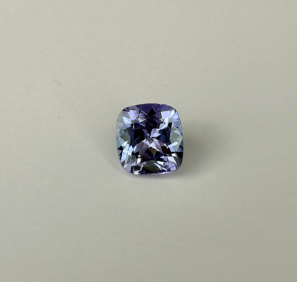 PG-33-8-19 Tanzanite 6.4 MM Cushion 1.39cts
