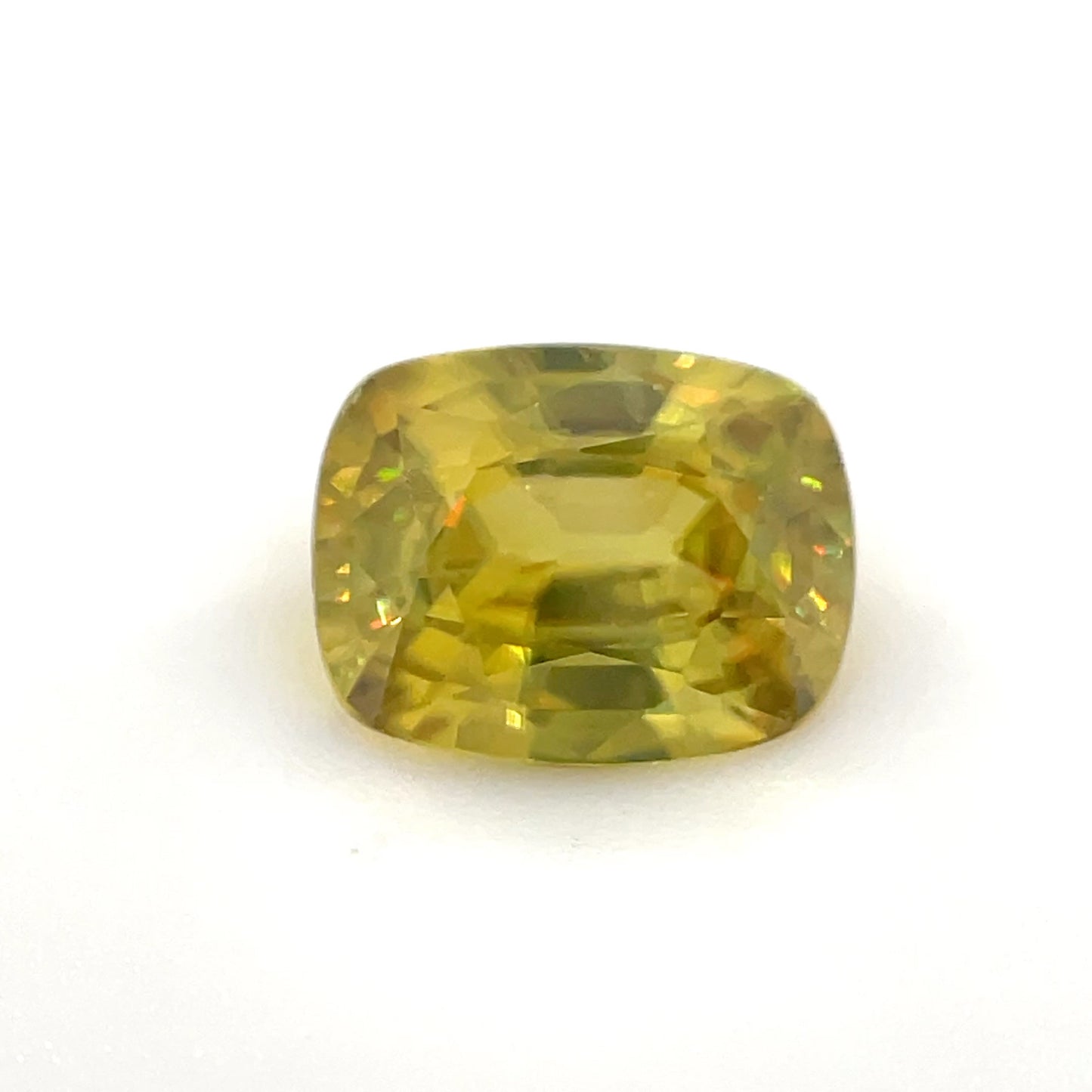 PG-49-367 Madagascar Sphene 6.5 x 8.3 MM Cushion 1.74cts