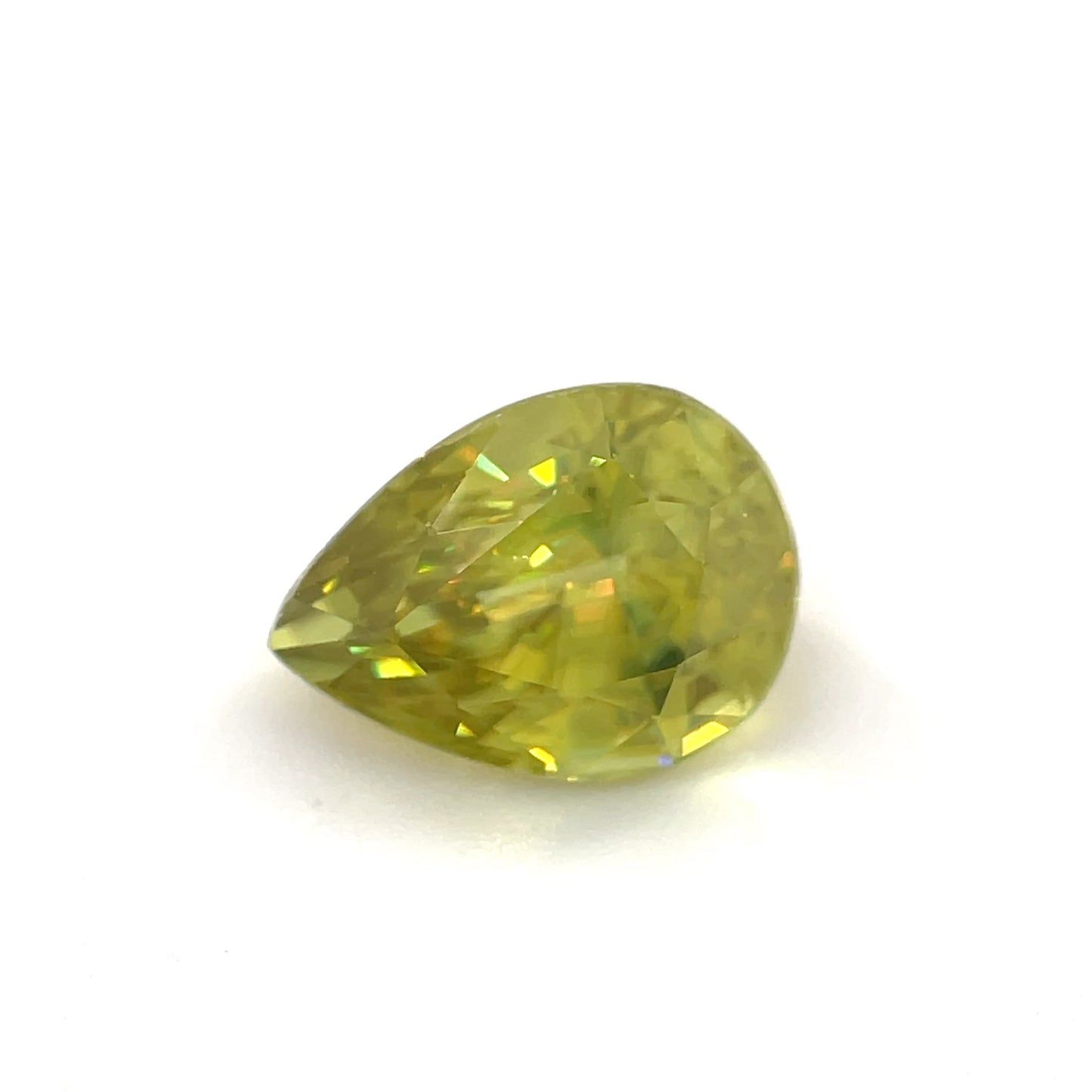 PG-63-377 Madagascar Sphene 6.9 x 9.2 MM Pear 2.22cts