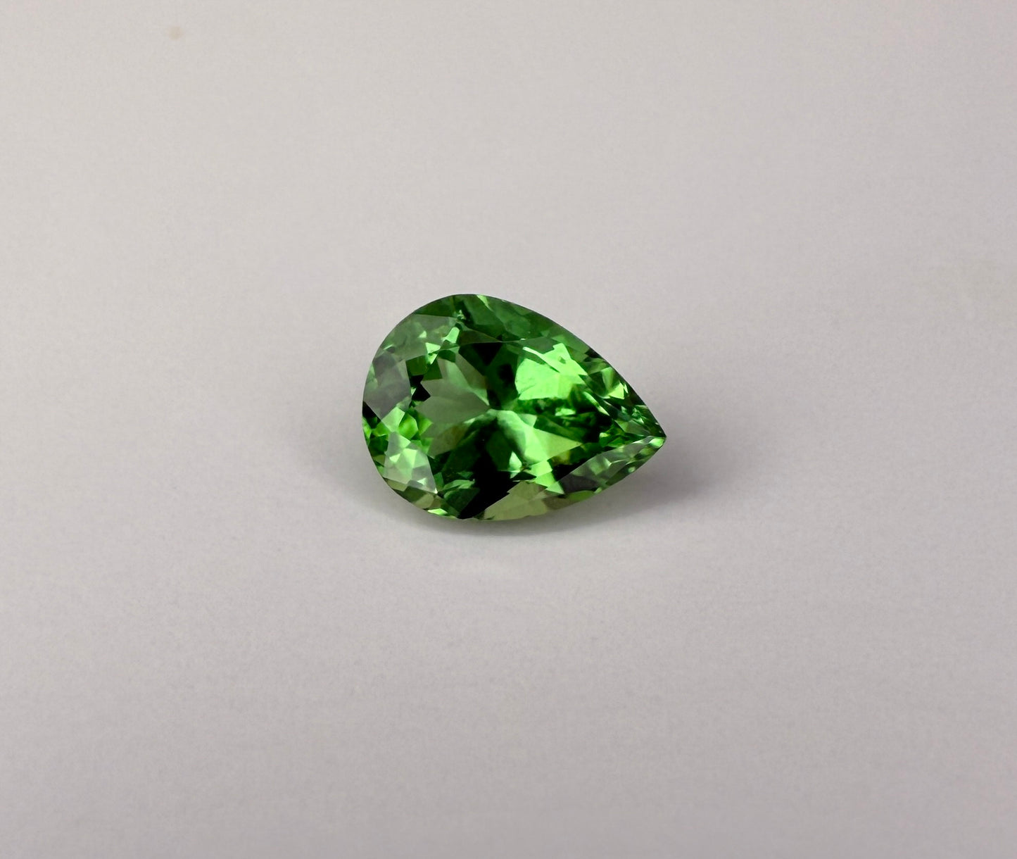 PG-73-6-1 Chrome Tourmaline 6.0 x 8.3 MM Pear 1.29cts