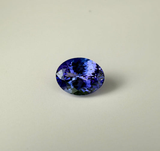 PG-78-58 Tanzanite 8.1 x 10.6 MM Oval 3.25cts