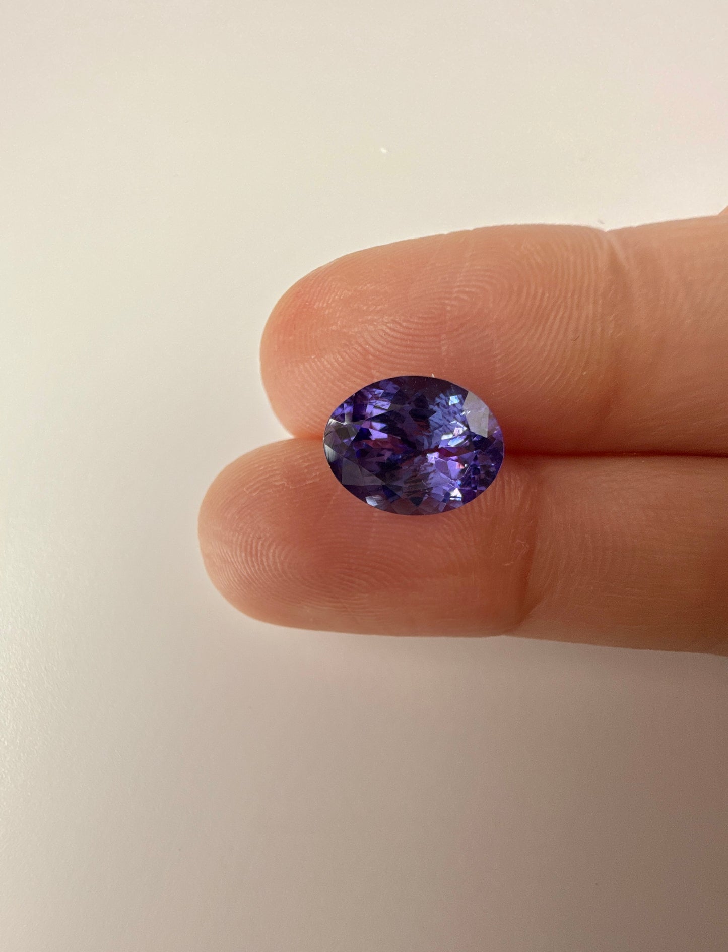 PG-78-58 Tanzanite 8.1 x 10.6 MM Oval 3.25cts